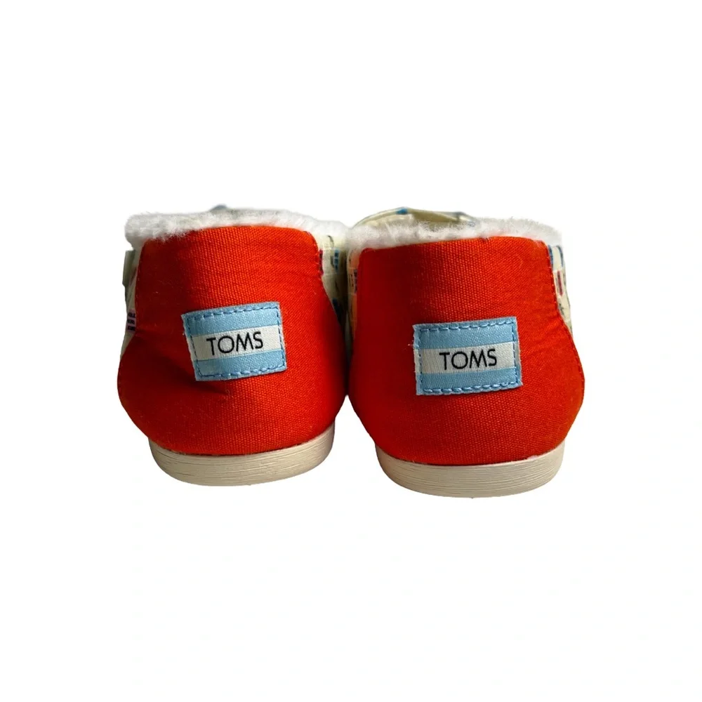 TOMS x SCRABBLE Alpargata Classic Canvas Slip On Flats Size 9 NEW - Picture 5 of 8
